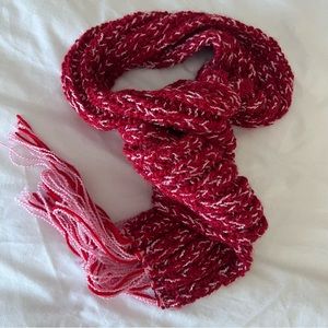 Handmade knitted scarf